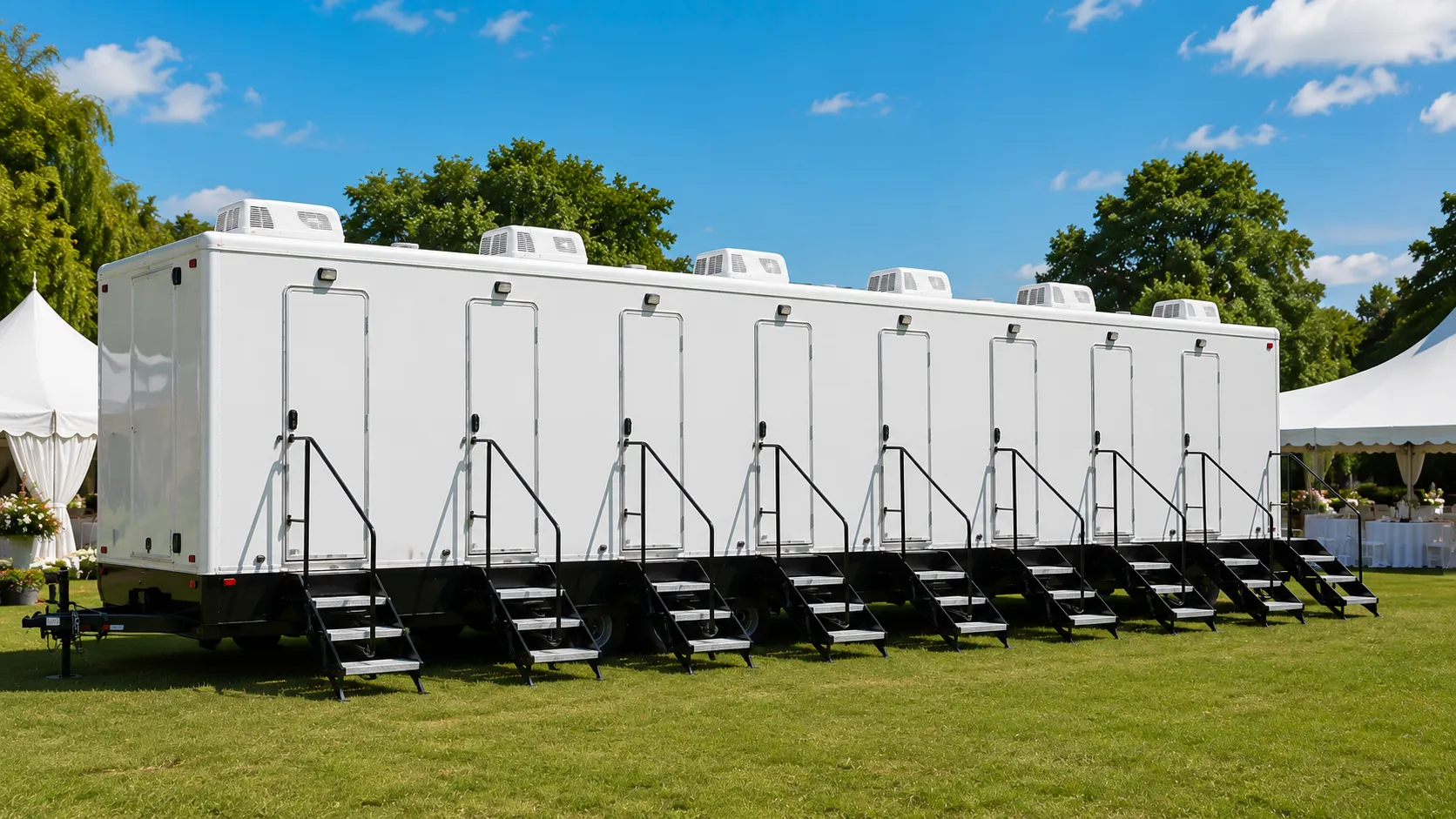 8 Stall Restroom Trailer in Commerce City, CO