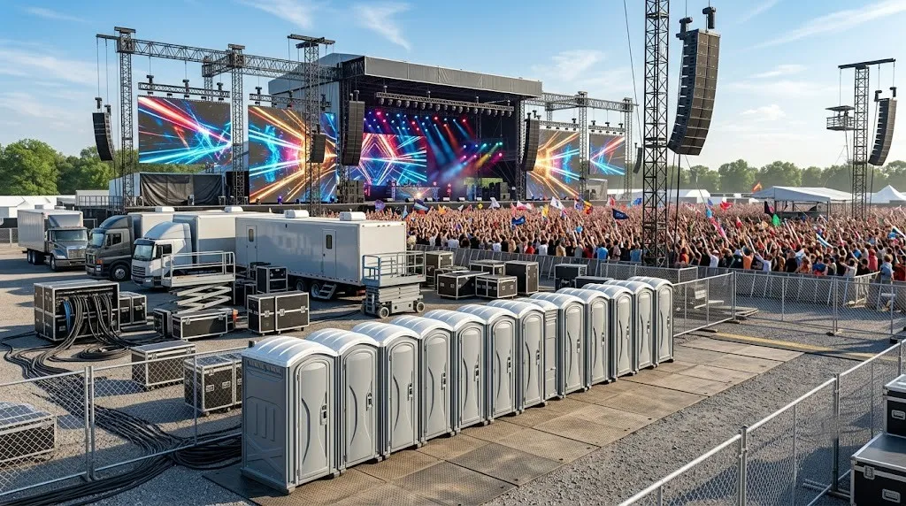 Concert Restroom Rental in Commerce City, CO